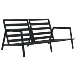 VidaXL 4-delige Loungeset Met Kussens Aluminium Donkergrijs -VIDAXL 128046d2ea89413e8a445dd6a10bee73