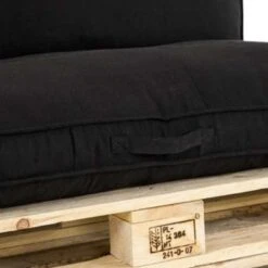 Unique Living Tuinbankkussen Luana Zwart - 120 X 40 Cm -VIDAXL 1298047591 0102