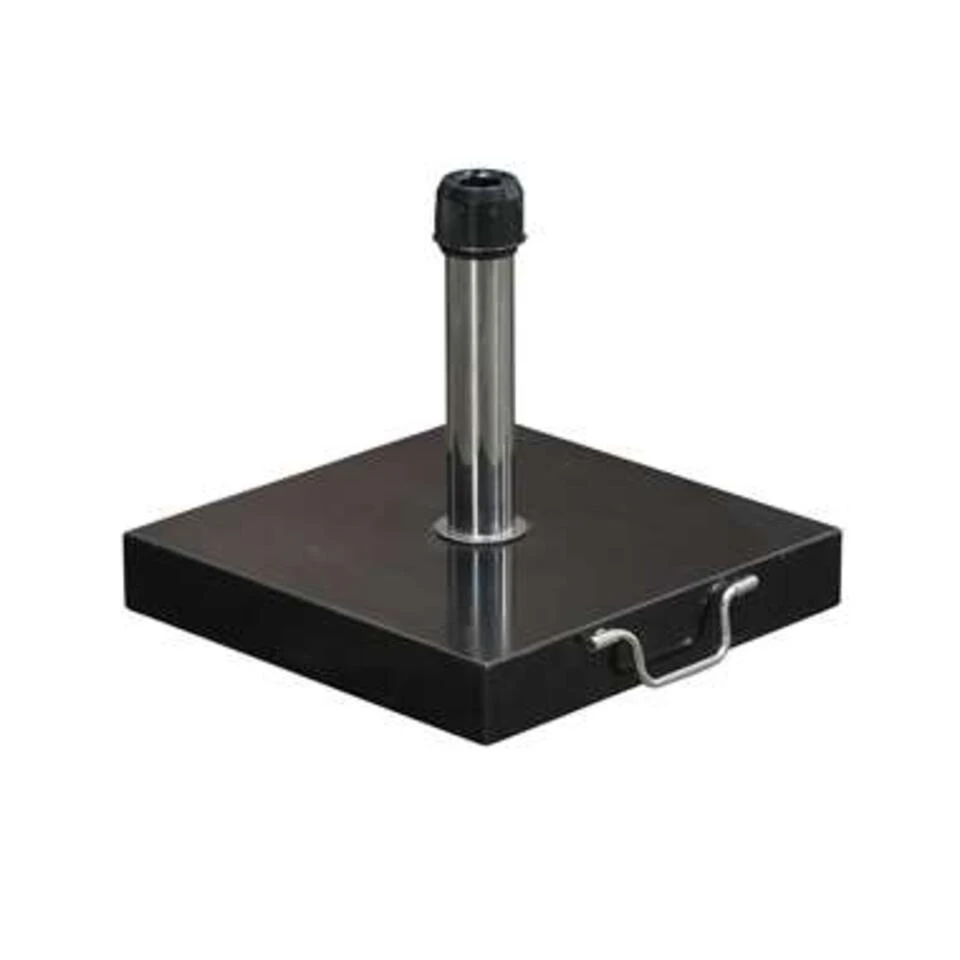 Garden Impressions Cosmo Granieten Parasolvoet 30 Kg - Zwart 1 Garden Impressions Cosmo Granieten Parasolvoet 30 Kg - Zwart