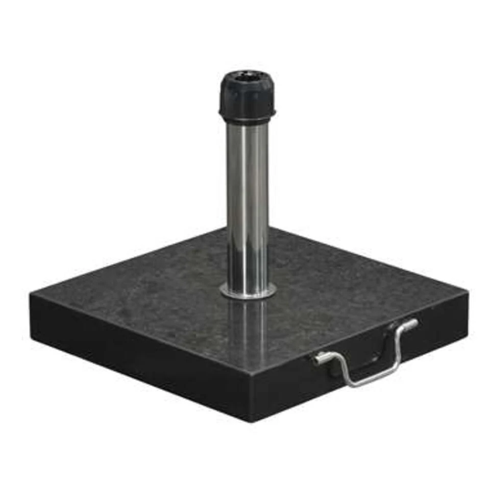 Garden Impressions Cosmo Granieten Parasolvoet 30 Kg - Antraciet 1 Garden Impressions Cosmo Granieten Parasolvoet 30 Kg - Antraciet