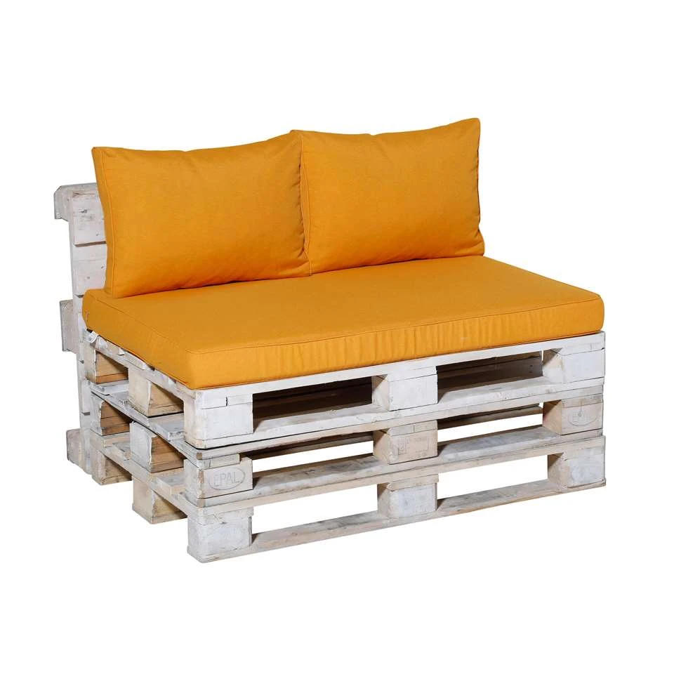 Madison Palletkussenset Panama Lounge Oker Geel - 3 Pièces 1 Madison Palletkussenset Panama Lounge Oker Geel - 3 Pièces