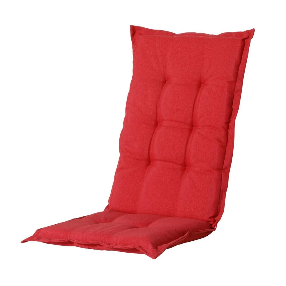 Madison Tuinstoelkussen Hoge Rug Panama Baksteen Rood 1 Madison Tuinstoelkussen Hoge Rug Panama Baksteen Rood