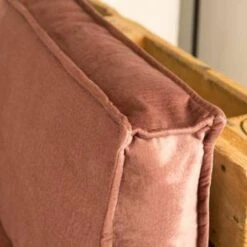 2L Home & Garden Palletkussenset Velvet Oud Roze - 3 Pièces -VIDAXL 1827531188 0102