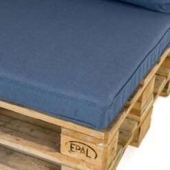 Madison Palletkussen Lounge Panama Safier Blue - 120 X 80cm -VIDAXL 1882981210 0102