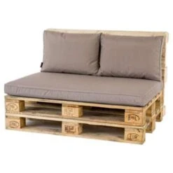 Madison Rugkussen Lounge Panama Taupe - 60 X 40cm