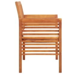 VidaXL Massief Acaciahouten Tuinbank Met Kussen 2-Zits Tuinset Buitenbank Bank -VIDAXL 3270ff527bd34e81a8aa7a9377337ced