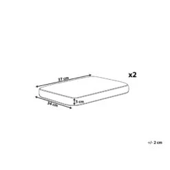 Beliani Zitkussen TERNI - Geel Polyester -VIDAXL 42b520435af041a1b8fc64e1d8eddd95