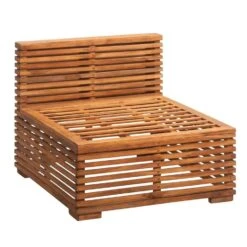 Le Sud Midden Fauteuil Cèvennes - Bruin - 81x73x60 Cm