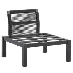 Le Sud Loungestoel Middenelement Ardeche - Grijs - 78x72x66 Cm