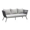 Loungebank Almeria - Antraciet - 75x200x75 Cm