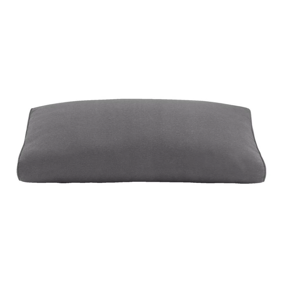 Le Sud Rug/zij Loungekussen Brest - Grijs - 73x43 Cm 2 Le Sud Rug/zij Loungekussen Brest - Grijs - 73x43 Cm - Afbeelding 2