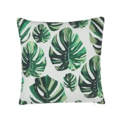 Beliani Buitenkussen POULIANA - Groen Polyester -VIDAXL 66b4a0517815421ea2182a437af742e7