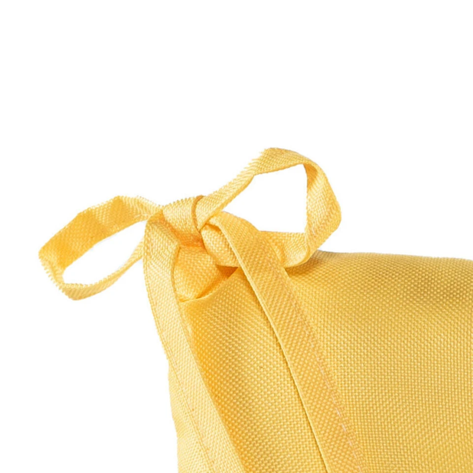 Anna's Collection Stoelkussen Gewatteerd - Geel - 38 X 38 Cm 2 Anna's Collection Stoelkussen Gewatteerd - Geel - 38 X 38 Cm - Afbeelding 2