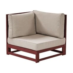 Beliani Loungeset TIMOR - Donkere Houtkleur Acaciahout 7 Beliani Loungeset TIMOR - Donkere Houtkleur Acaciahout -VIDAXL 7f293304308d4becbfa9ccd430316afb