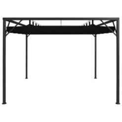 VidaXL Tuinprieel Met Uittrekbaar Dak 3x3 M Antraciet 7 VidaXL Tuinprieel Met Uittrekbaar Dak 3x3 M Antraciet -VIDAXL 8a2816ac5eee47f280899470115b4ad4