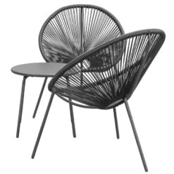 Loungeset Formentera Vilanova - Antraciet - 3-delig -VIDAXL 90102034 0900