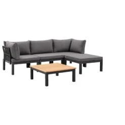 Le Sud Modulaire Loungeset Ardeche V1 - Grijs - 5-delig -VIDAXL 90103004 3010