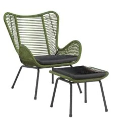 Loungeset Monaco 2-delig - Groen - Incl. Kussens