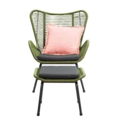 Loungeset Monaco 2-delig - Groen - Incl. Kussens -VIDAXL 90103272 3160