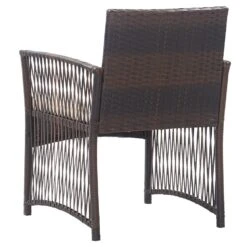 VidaXL Tuinstoelen Met Kussens 2 St Poly Rattan Bruin 7 VidaXL Tuinstoelen Met Kussens 2 St Poly Rattan Bruin -VIDAXL 9e3feb8187aa40e9bc15743e4268ca4c