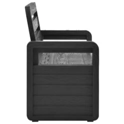 VidaXL Tuinopbergbank 132,5 Cm Kunststof Antraciet -VIDAXL a09526dcf19e49548377d33d48c1ee72