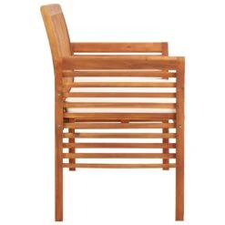 VidaXL Massief Acaciahouten Tuinbank Met Kussen 3-Zits Tuinset Buitenbank Bank -VIDAXL a4f38b18c063496ca7b5956e4cbb3ed2