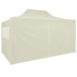 VidaXL Partytent Met 4 Zijwanden Inklapbaar 3x4 M Staal Crème 6 VidaXL Partytent Met 4 Zijwanden Inklapbaar 3x4 M Staal Crème -VIDAXL abacca65b5594b81a1ad9ecb877c5946