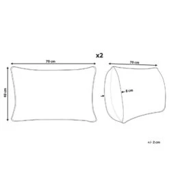 Beliani Buitenkussen TRIFOS - Blauw Polyester 6 Beliani Buitenkussen TRIFOS - Blauw Polyester -VIDAXL b4e3ba2f617841ab9fc4c69c9ee2b2de