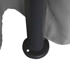 VidaXL Prieel Met Gordijnen Rond 3,5x2,7 M Antracietkleurig 6 VidaXL Prieel Met Gordijnen Rond 3,5x2,7 M Antracietkleurig -VIDAXL b54c538b22f547d98a151de129104e7b