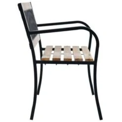 VidaXL Tuinbank 120 Cm Hout Bruin -VIDAXL bb2347570a0345ca9cbcbdfe248e2a72