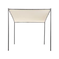 Beliani Tuinpaviljoen VIMINO - Beige Polyester, Staal 7 Beliani Tuinpaviljoen VIMINO - Beige Polyester, Staal -VIDAXL be50bd52a2b246b38d5c88207a4ba65d