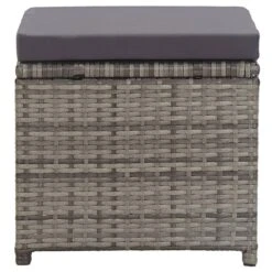 VidaXL Tuinkrukken 2 St Met Kussens Poly Rattan Antraciet -VIDAXL cc4b5da6cf4549239d2e732b75463b6c