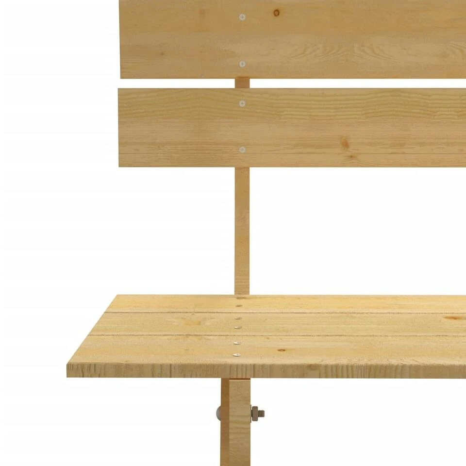 VidaXL Tuinbank 150 Cm Geïmpregneerd Grenenhout 4 VidaXL Tuinbank 150 Cm Geïmpregneerd Grenenhout - Afbeelding 4