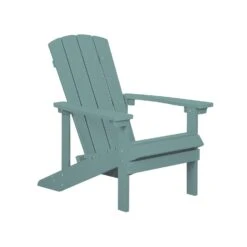Beliani Tuinstoel ADIRONDACK - Blauw Kunsthout -VIDAXL de4dbffd0de241d28776d63bfb3a1220