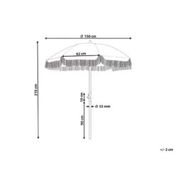 Beliani Marktscherm MONDELLO - Geel Polyester -VIDAXL dff05a737fc0474db99faa4fe261b43f 1